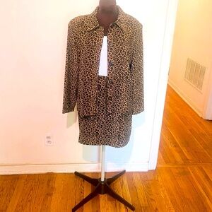 Briggs Ultra Suede women’s Long Sleeve jacket Size S & Mini Skirt Size 8